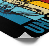 Funny Gamer Dad Level Unlocked New Daddy Father's  Poster (Ecke)