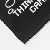 Funny Gamer Dinge, die ich in meiner Freizeit spie Fleecedecke (Ecke)