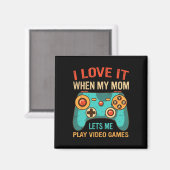Funny Gamer Gift For Boys Console Video Game Prese Magnet (Vorderseite/Rückseite)