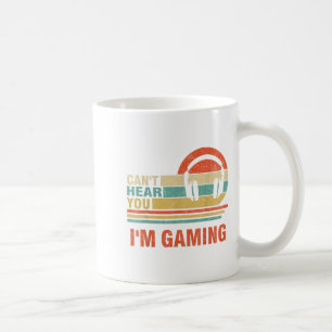 Funny Gamer Gift Headset Hört nicht, dass ich spie Kaffeetasse