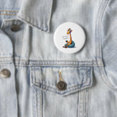 Funny Gamer Giraffe Gaming for Boys Men Video Game Button (Beispiel)