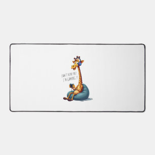 Funny Gamer Giraffe Gaming for Boys Men Video Game Schreibtischunterlage
