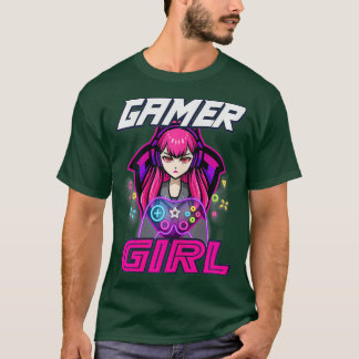 Funny Gamer Girl Video Game Women Gaming Lover T-Shirt