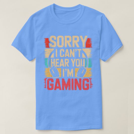 Funny Gamer Graphic Shirt for Teens Boys Men Video (Design vorne)