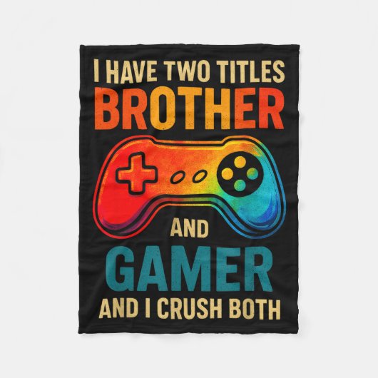 Funny Gamer Graphic Tee For Boys Teens Kids Video Fleecedecke (Vorderseite)