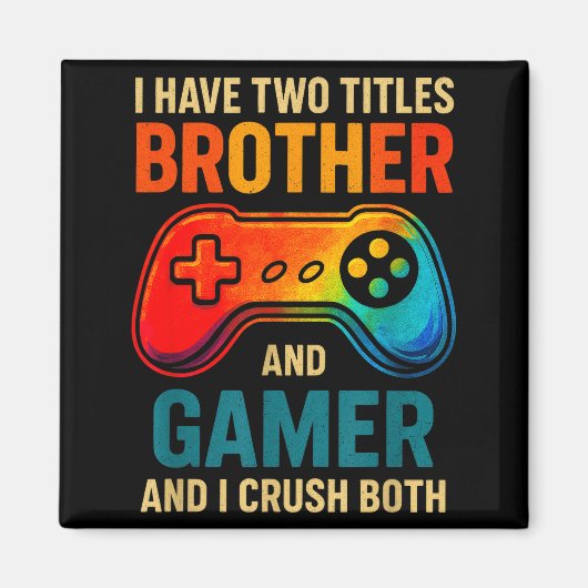 Funny Gamer Graphic Tee For Boys Teens Kids Video Magnet (Vorne)