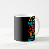 Funny Gamer Graphic Tee Men Boys Teens Video Gamin Kaffeetasse (VorderseiteRechts)