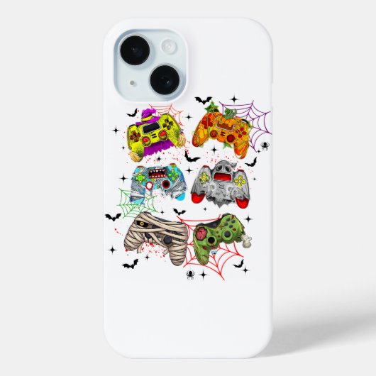 Funny Gamer Halloween Telefon iPhone 15 Fall Case-Mate iPhone Hülle (Rückseite)