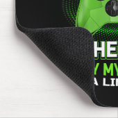 Funny Gamer I Don't Always Play Video Games Gift B Mousepad (Ecke)