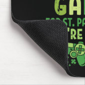 Funny Gamer Ich habe meine Videospiele für St Patr Mousepad (Ecke)