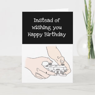 Funny Gamer Level Up Birthday Geek Spaß Karte
