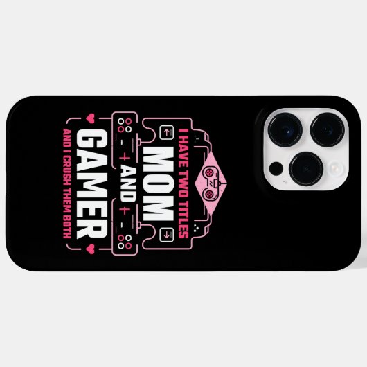 FUNNY GAMER MAMA iPhone-Fall Case-Mate iPhone Hülle (Rückseite (Horizontal))