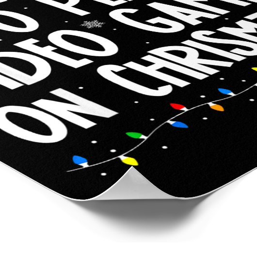 Funny Gamer Most Likely To Play Video Games On Chr Poster (Ecke)