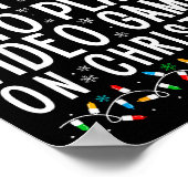 Funny Gamer Most Likely To Play Video Games On Chr Poster (Ecke)