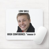 Funny Gamer Mouse Lagged Meme Mouse Pad Mousepad (Mit Mouse)