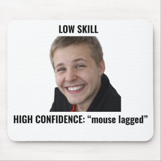Funny Gamer Mouse Lagged Meme Mouse Pad Mousepad
