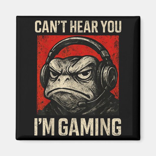 Funny Gamer Mpy Frog Art Men Women Boys Video Gami Magnet (Vorne)