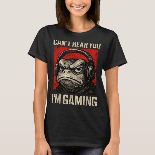 Funny Gamer Mpy Frog Art Men Women Boys Video Gami T-Shirt (Vorderseite)