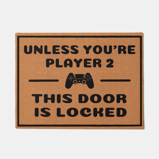 Funny Gamer Nerdy Spaß Minimalistisch Introvert Fußmatte (Vorderseite)