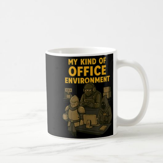 Funny Gamer Office Work Sarcasm Gamer Nerd Office  Kaffeetasse (Rechts)