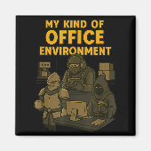 Funny Gamer Office Work Sarcasm Gamer Nerd Office Magnet (Vorne)