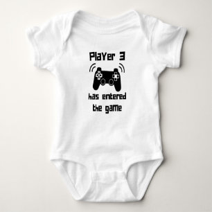 Funny Gamer Pregnancy Ankündigung  Baby Strampler