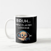 Funny Gamer Pregnancy Announcement – Bruh New Play Kaffeetasse (Links)