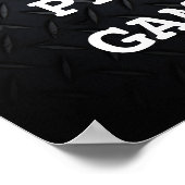 Funny Gamer Quotes Poster (Ecke)