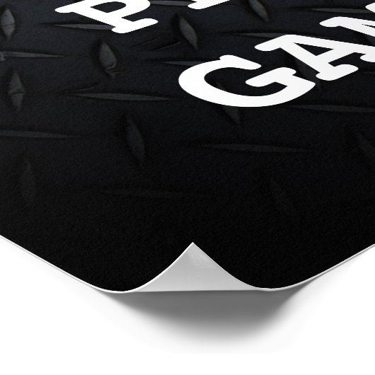 Funny Gamer Quotes Poster (Ecke)