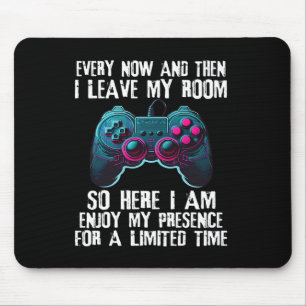 Funny Gamer Redewendungen für Boys Teens Video Gam Mousepad