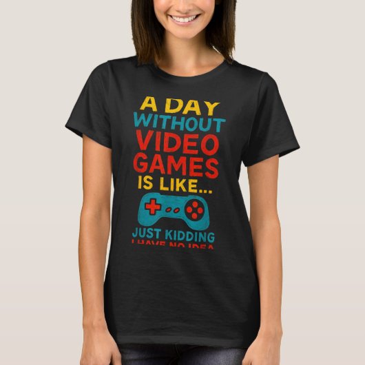 Funny Gamer Saying Graphic Tee Men Boys Teens Vide (Vorderseite)