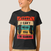 Funny Gamer Shirt für Teens Boys Men Video Gaming (Vorderseite)