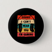 Funny Gamer Shirt für Teens Boys Men Video Gaming Button (Vorderseite)