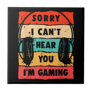 Funny Gamer Shirt für Teens Boys Men Video Gaming Fliese