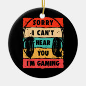 Funny Gamer Shirt für Teens Boys Men Video Gaming Keramik Ornament (Vorne)