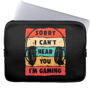 Funny Gamer Shirt für Teens Boys Men Video Gaming Laptopschutzhülle