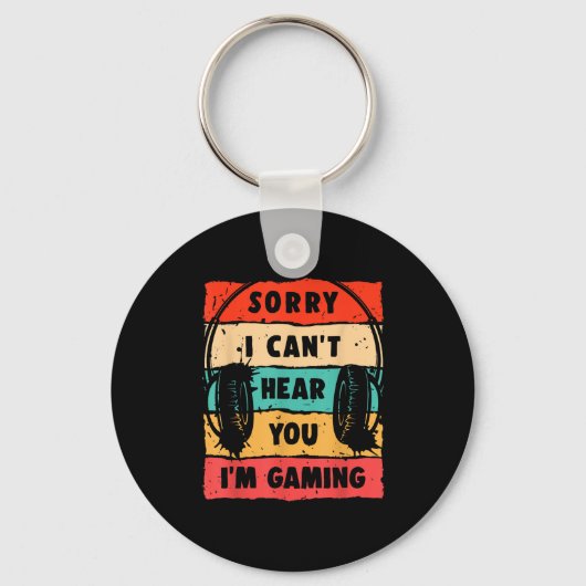 Funny Gamer Shirt für Teens Boys Men Video Gaming Schlüsselanhänger (Vorderseite)