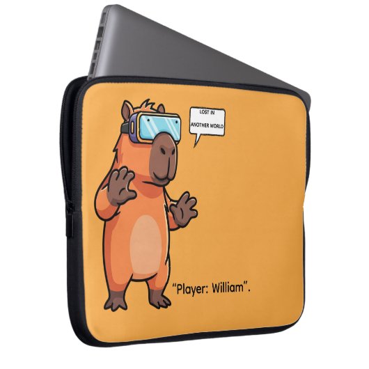 Funny Gamer Tablet Case – Personalized (Vorne Rechts)