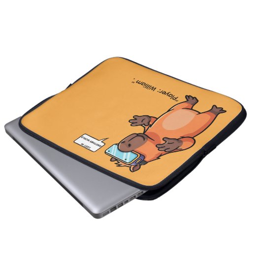Funny Gamer Tablet Case – Personalized (Vorne Knopf)