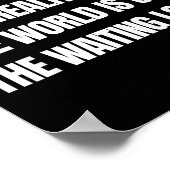 Funny Gamer The Game Is Reality Waiting Lobby Vide Poster (Ecke)