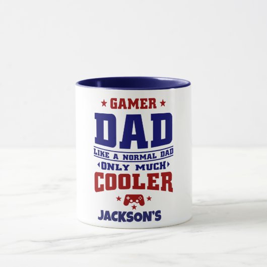 Funny Gamer Vater Tasse (Zentrum)