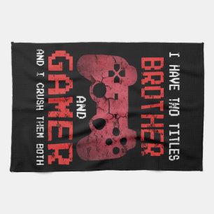 Funny Gamer Vintage Videospiele für Boys Brother Geschirrtuch