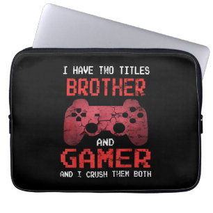 Funny Gamer Vintage Videospiele für Boys Brother Laptopschutzhülle