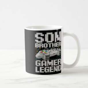 Funny Gamer Vintage Videospiele für Boys Brother S Kaffeetasse