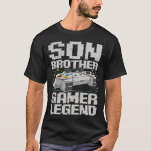 Funny Gamer Vintage Videospiele für Boys Brother S T-Shirt