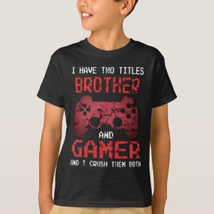 Funny Gamer Vintage Videospiele für Boys Brother T-Shirt