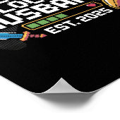 Funny Gamer Wedding Verlobung T-Shirt Poster (Ecke)