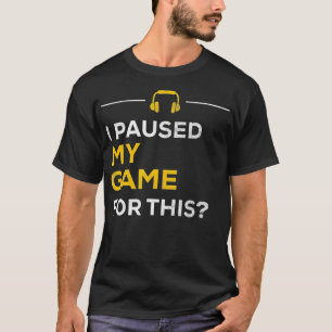 Funny Gamer Weihnachtsgeschenk habe ich mein Spiel T-Shirt