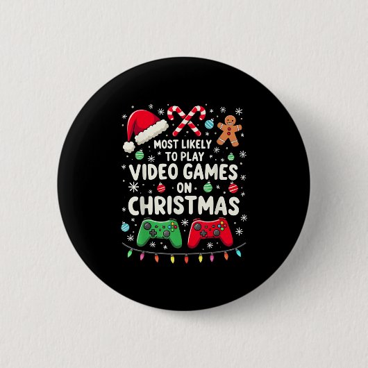 Funny Gamer wird höchstwahrscheinlich Videospiele  Button (Vorderseite)