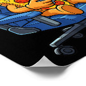 Funny Gamer Zza Gaming Video Game Enthusiast Boys  Poster (Ecke)